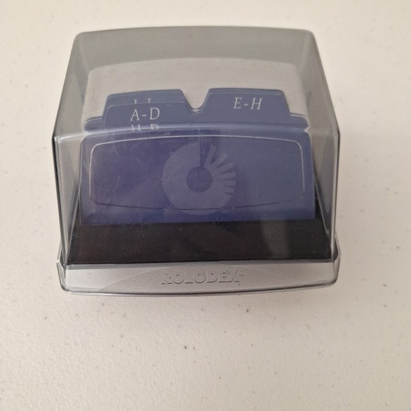 Vintage Rolodex Open Card Flip Top File COMPLETE New Old Stock - Picture 3 of 15